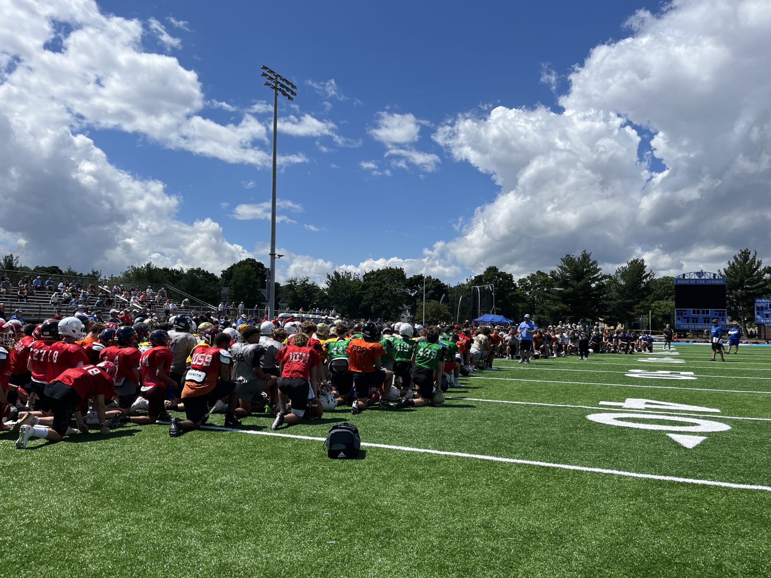 Recruiting Elite New England Football Camp draws athletes from 37