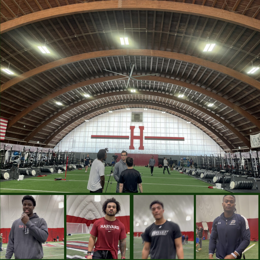 Local players make strong impressions on NFL scouts at Harvard Pro Day