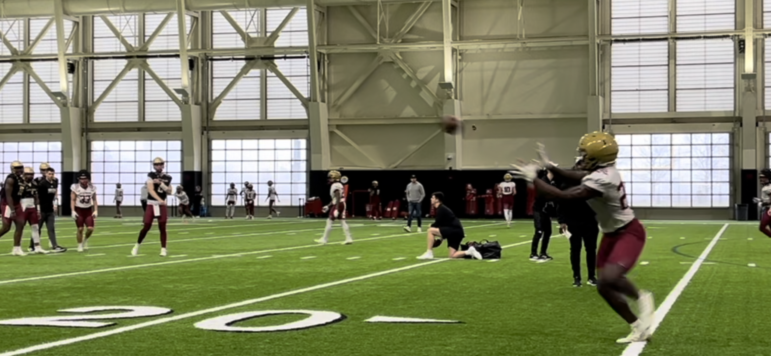 Sights & sounds from Day 11 of BC spring ball – New England Football ...
