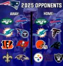 Patriots 2025 schedule now official