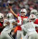 Offensive line steps up in blowout vs. Raiders