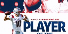 What a difference a week makes: Maye named AFC Offensive Player of the Week